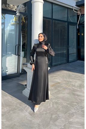 لباس مشکی زنانه بافتنی dezer - کد 892137429