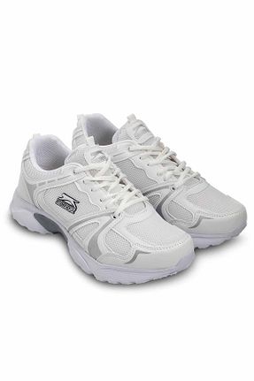 کفش اسنیکر سفید مردانه بند دار Slazenger - کد 261986512