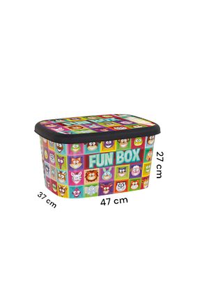 جعبه نگداری رنگی پلاستیک biedda - کد 871329826