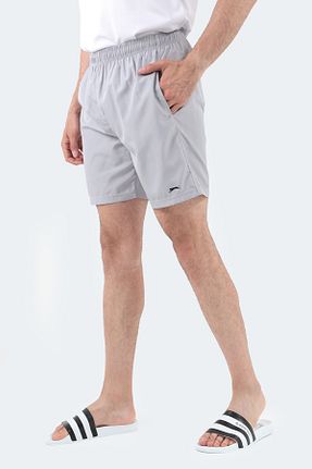 شلوارک ساحلی طوسی مردانه پلی استر Slazenger - کد 314059064