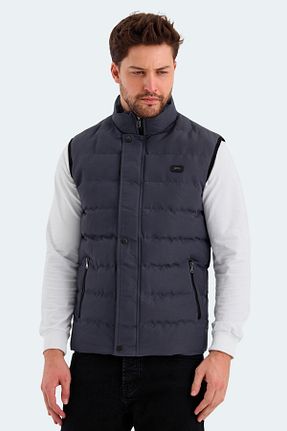 جلیقه طوسی مردانه پلی استر Slazenger - کد 139970491