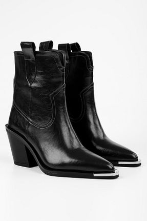بوت / نیم بوت مشکی زنانه جیر Shoeberry - کد 892346623