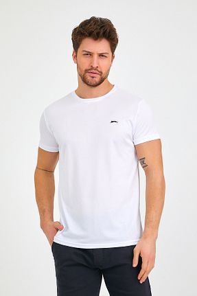 تیشرت سفید مردانه Fitted Slazenger - کد 241185518