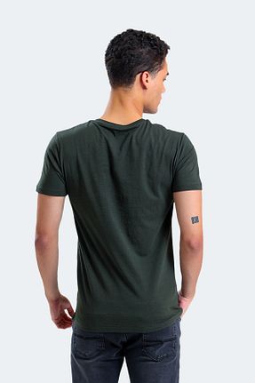 تیشرت خاکی مردانه رگولار Slazenger - کد 653814078