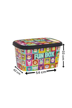 جعبه نگداری مشکی پلاستیک biedda - کد 868849745