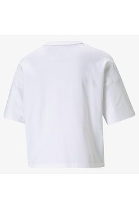 تیشرت سفید زنانه کراپ Puma - کد 221753114