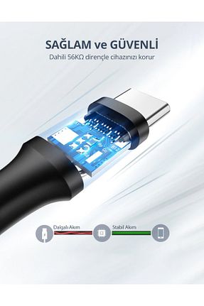 کابل شارژر سفید Ugreen - کد 892372842