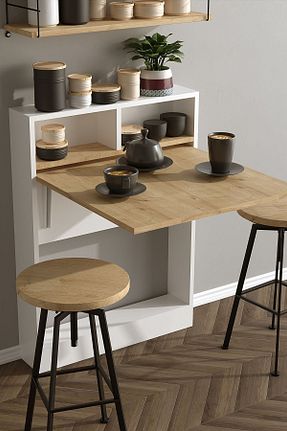 میز تحریر قهوه ای 96 سانتی متر Decormet - کد 873728983