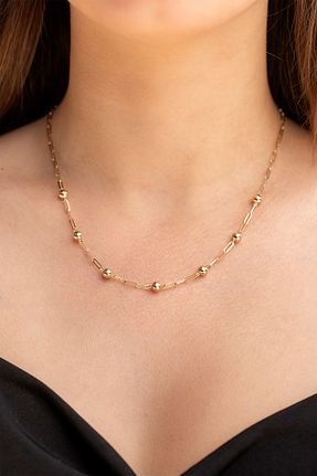 گردنبند طلا زرد زنانه 14 عیار Cenova Jewelry - کد 892364912