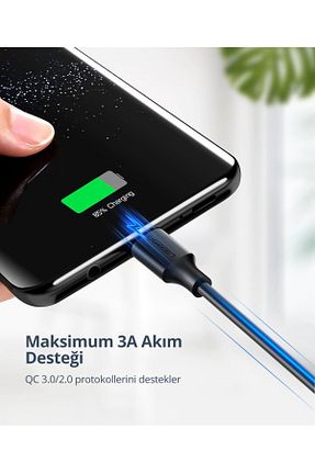 کابل شارژر سفید Ugreen - کد 892373224