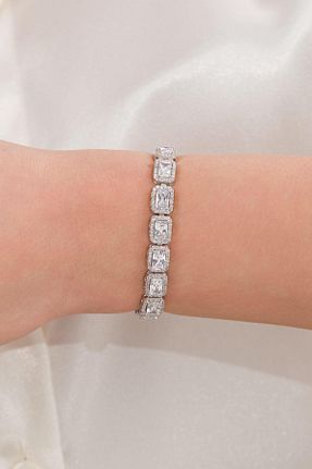 دستبند نقره زنانه 925 عیار Tmt Silver - کد 892374132
