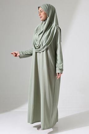 کلاه و ابایا سبز زنانه پلی استر ihvanonline - کد 893582141