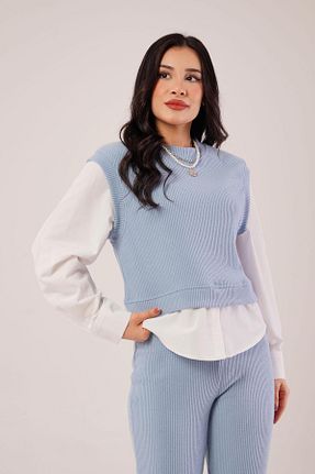 ست بالاتنه و پائین تنه بژ زنانه تریکو Hipo Trend - کد 892433732
