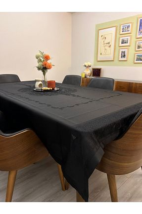 رومیزی مشکی پلی استر homease - کد 893591384
