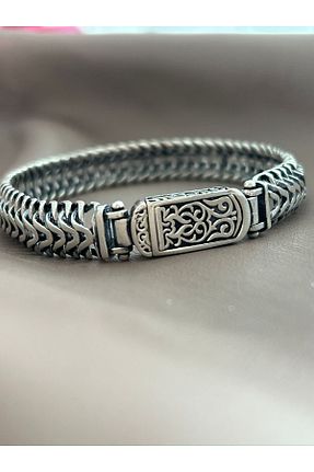 دستبند نقره مردانه 925 عیار ELWEUS JEWELLERY GOLD - کد 892416955