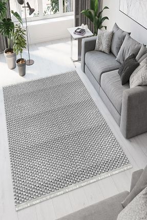 گلیم طوسی پنبه ای Home - کد 892906831