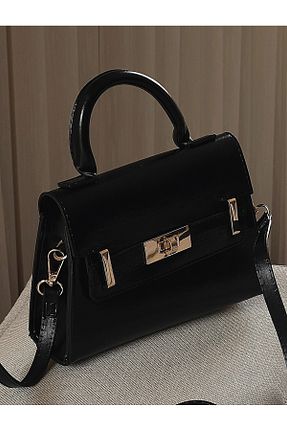 کیف دوشی مشکی زنانه چرم مصنوعی Cholyn - کد 893597338