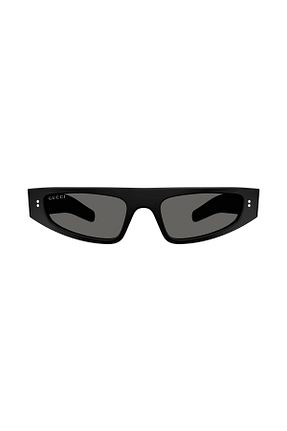 عینک آفتابی طوسی زنانه UV400 Gucci - کد 845430747