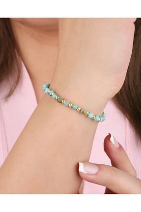 دستبند نقره طلائی زنانه 925 عیار MEKS PRIVE - کد 892428944