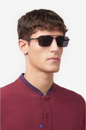 عینک آفتابی طوسی مردانه مات Tommy Hilfiger - کد 870967955