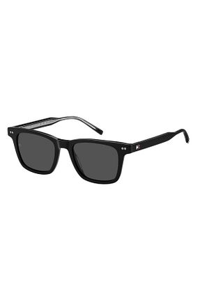 عینک آفتابی طوسی مردانه استات Tommy Hilfiger - کد 870967975