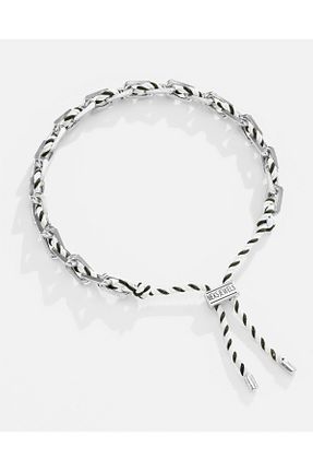 دستبند نقره سفید زنانه 925 عیار MEKS PRIVE - کد 892428855