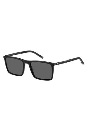 عینک آفتابی مشکی مردانه 55 Tommy Hilfiger - کد 892424675