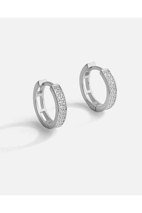گوشواره نقره سفید زنانه 925 عیار MEKS PRIVE - کد 892473365