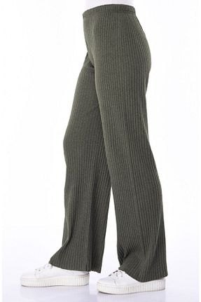 شلوار کرمگن خاکی زنانه رگولار querancia - کد 123754569