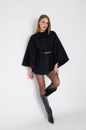 پانچو مشکی زنانه Gizli SevdeUgur - کد 892505815