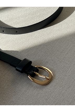کمربند مشکی زنانه چرم مصنوعی Cholyn - کد 893720889
