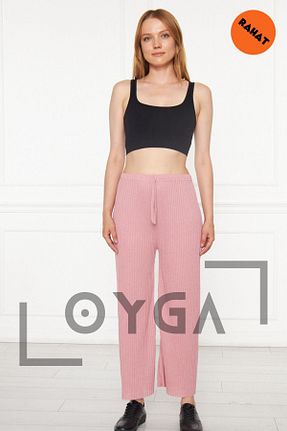 شلوار صورتی زنانه لیکرا Oyga - کد 869411189