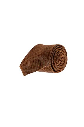 کراوات نارنجی مردانه ابریشم Kiğılı - کد 802265183