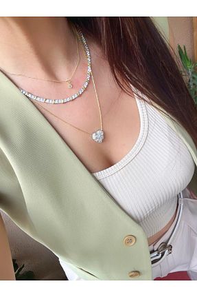 گردنبند نقره زنانه 925 عیار Cansum Silver - کد 892461953