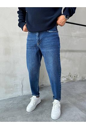 شلوار آبی مردانه بافتنی PARSMEN GİYİM - کد 893734930
