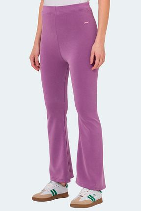 ساق شلواری اسپرت بنفش زنانه بافتنی Slazenger - کد 893790808