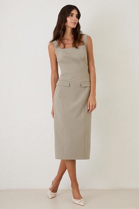 لباس سبز زنانه بافتنی Setre - کد 892587258