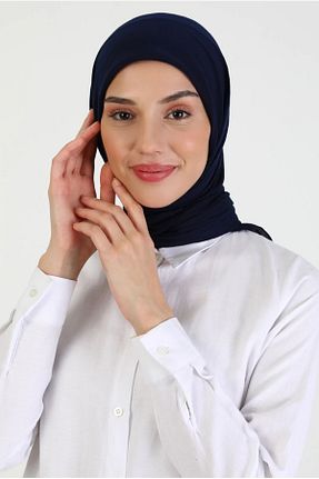 شال سرمه ای زنانه پنبه پلی استر HAREM SCARF - کد 893880561