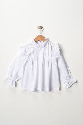 پیراهن سفید بچه گانه Fitted Trend Baby Kids - کد 884487121