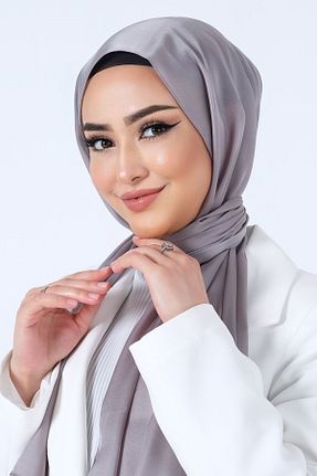 شال طوسی زنانه پلی استر HAREM SCARF - کد 892640390