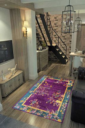 فرش بنفش زیره ضد لغزش VolgsHome - کد 792031000