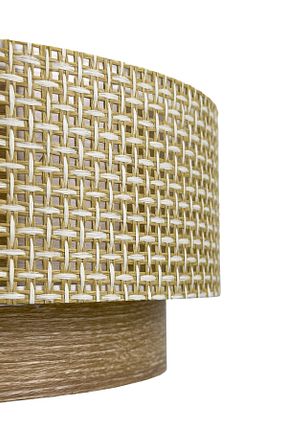 لوستر بژ حصیر Vivido Home - کد 892642007
