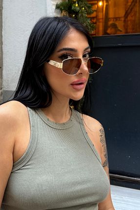 عینک آفتابی رنگی زنانه 48 FALAN EYEWEAR - کد 892620120