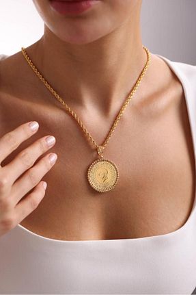 گردنبند طلا طلائی زنانه 22 عیار Tufanlar Kuyumculuk - کد 849310153