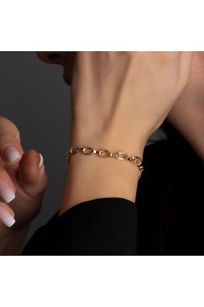 دستبند طلا طلائی زنانه 14 عیار Tufanlar Kuyumculuk - کد 442720491