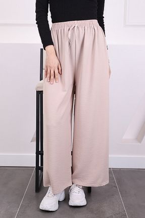 شلوار حجاب بژ زنانه مخلوط پلی استر İmajButik - کد 892718156