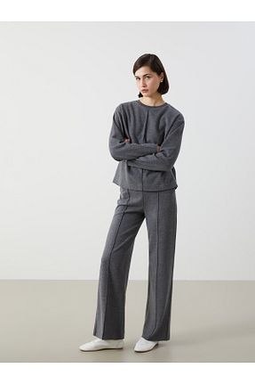 شلوار طوسی زنانه تریکو LC Waikiki - کد 890689700
