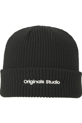 کلاه پشمی مشکی زنانه پنبه ای Jack & Jones - کد 858005865