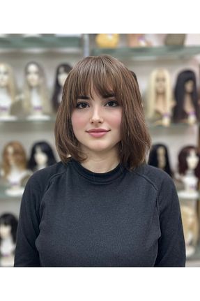 کلاه گیس قهوه ای İsmet peruk - کد 890697056