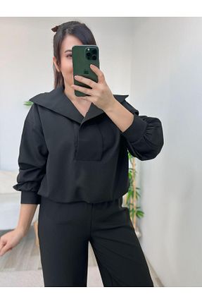 ست بالاتنه و پائین تنه مشکی زنانه رگولار PatutA ButiK - کد 890717989